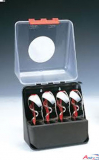 SecuBox MIDI B Augenschutz transparent mit Einsatz fr 4 Brillen 23,6x22,5x12,5 cm